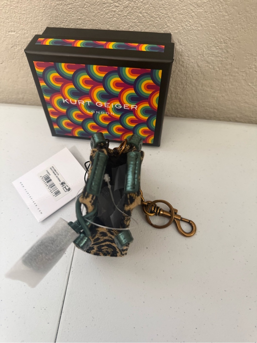 Kurt Geiger Southbank Keychain Bag Charm - Picture 6 of 10